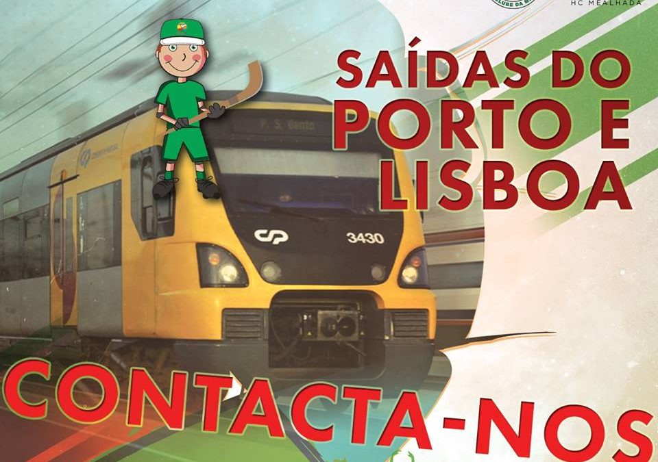 Saídas do Porto e de Lisboa de COMBOIO!